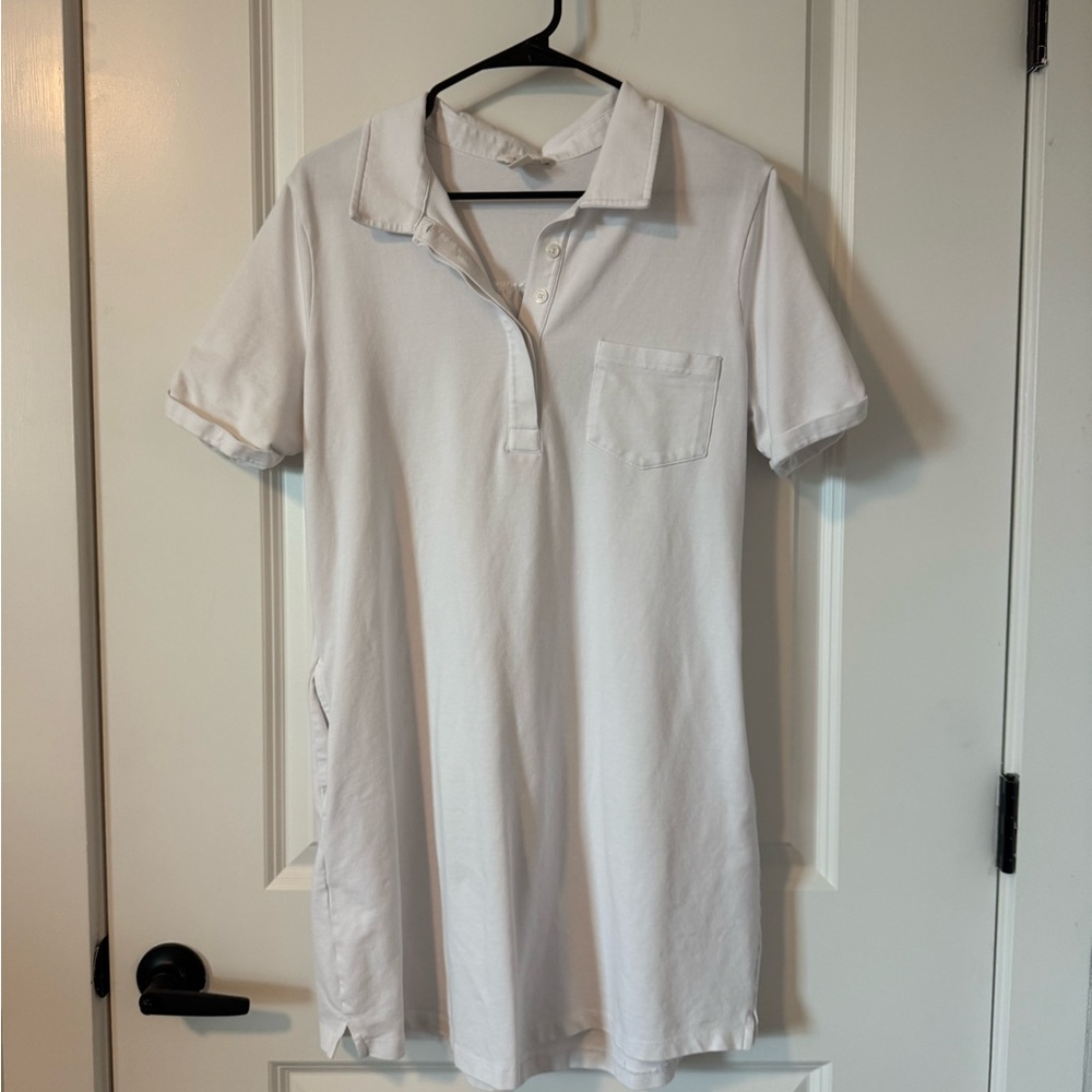 Caslon Classic White Polo Mini Dress